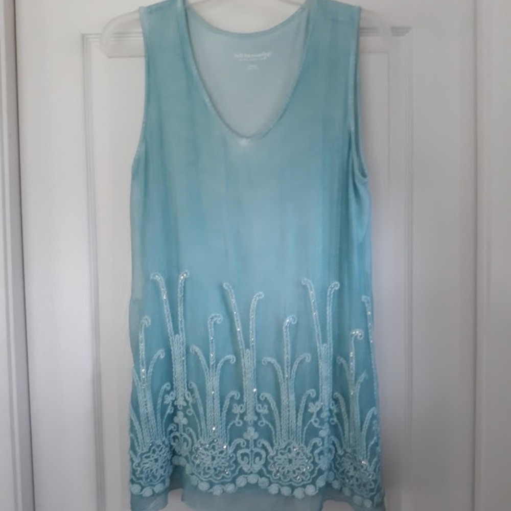 Tank Top with  sequins